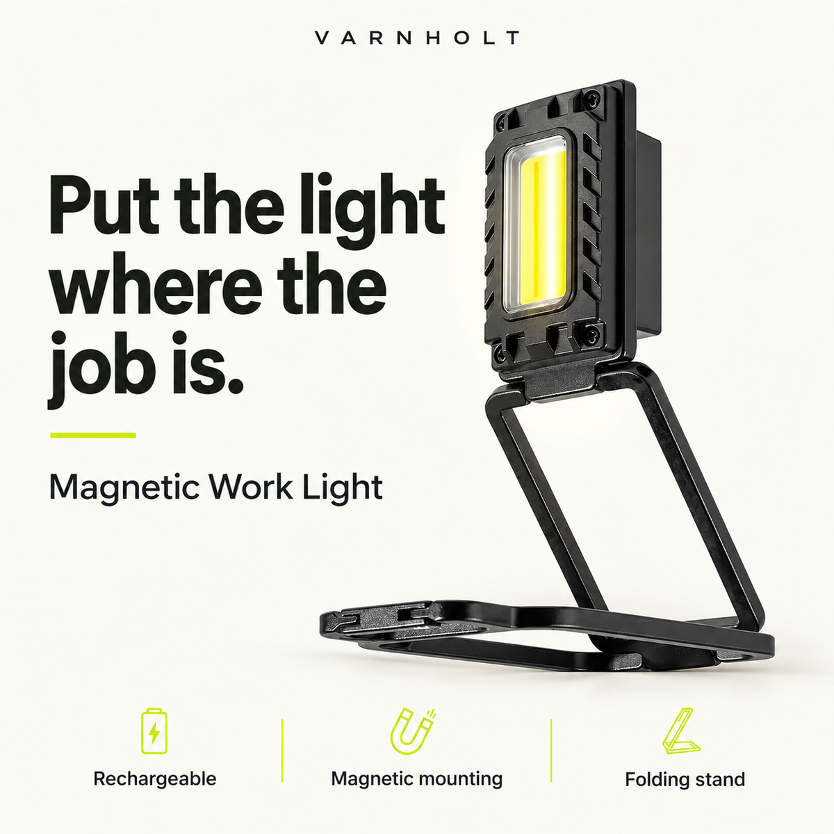 Varnholt Magnetic Work Light