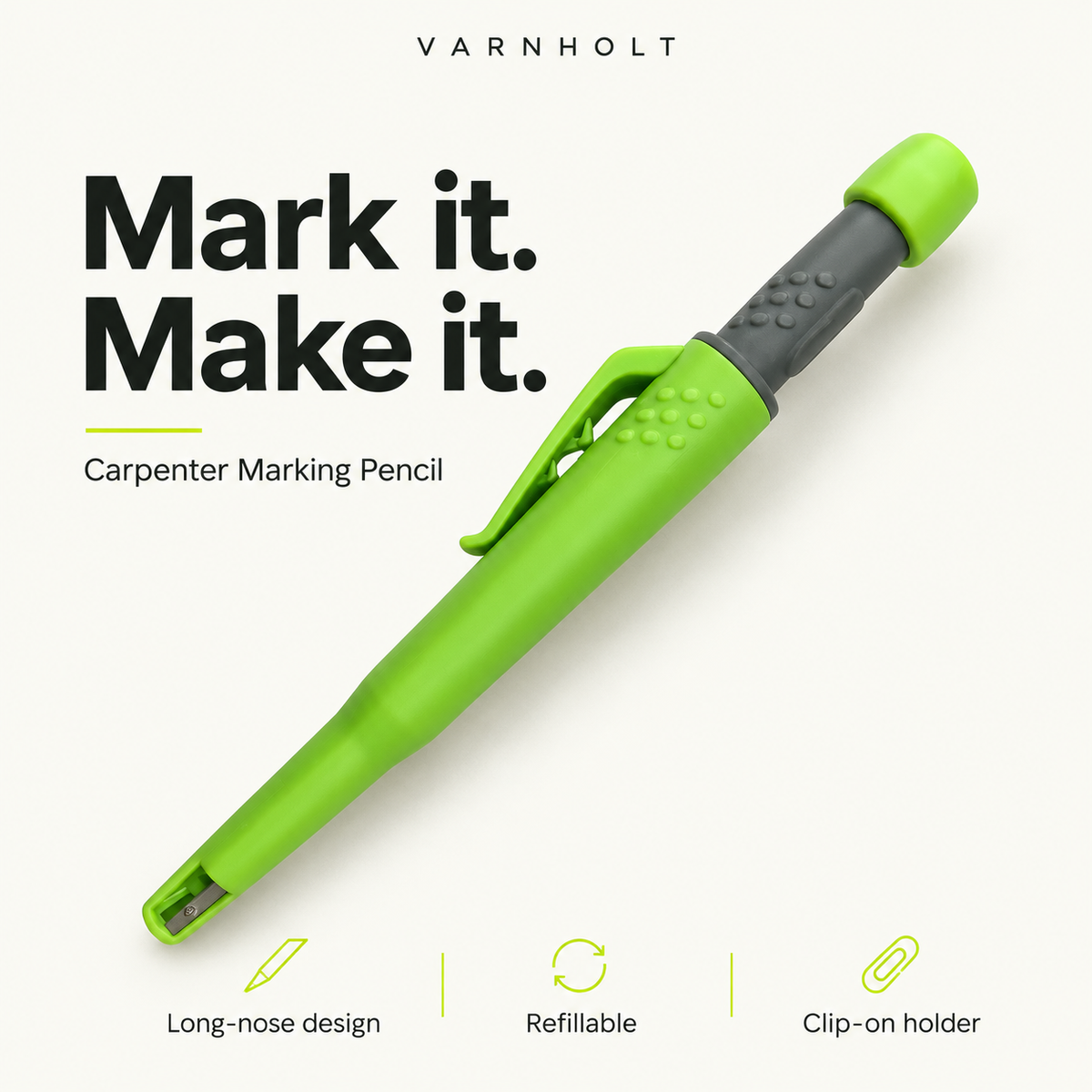 Varnholt Carpenter Marking Pencil