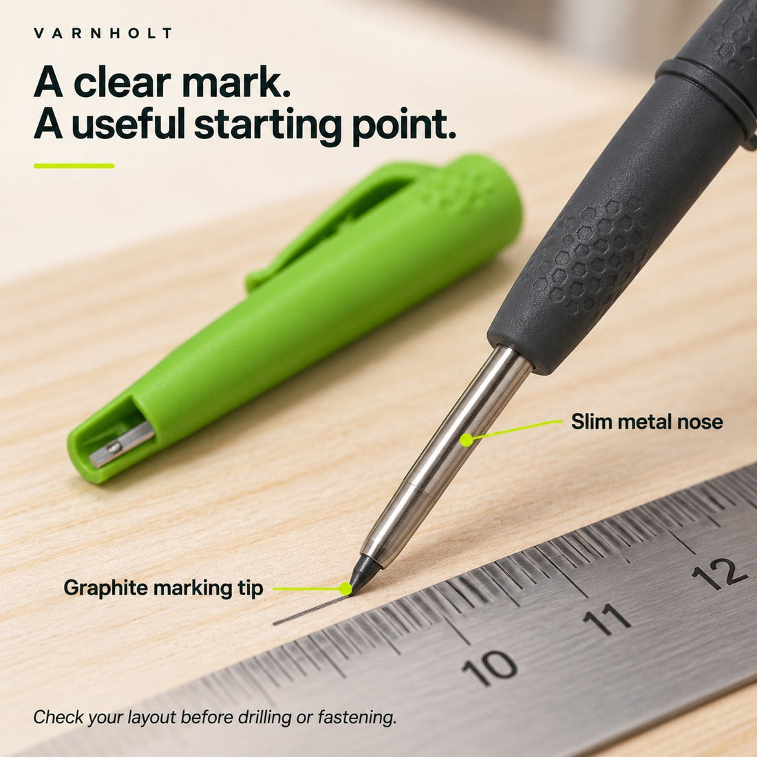 Varnholt Carpenter Marking Pencil
