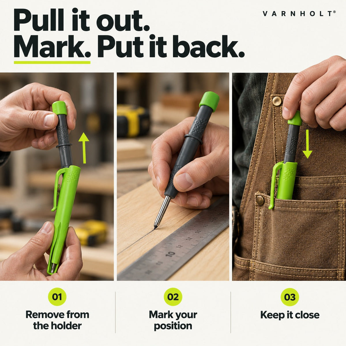 Varnholt Carpenter Marking Pencil