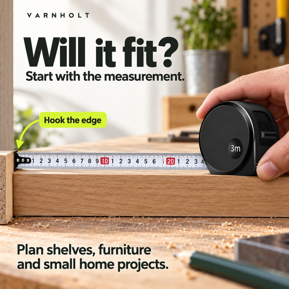 Varnholt Compact 3 m Tape Measure